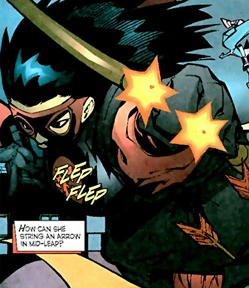 Rising Sun Archer DC Comics Robin enemy Character profile