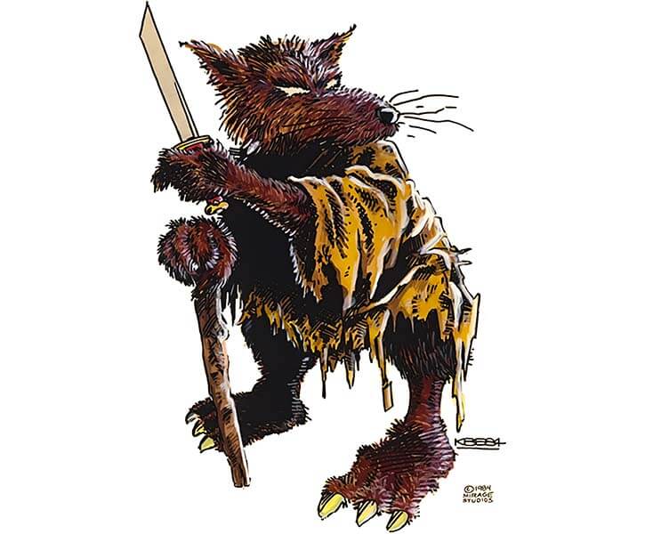 Splinter Sensei TMNT 1980s Mirage Comics Character