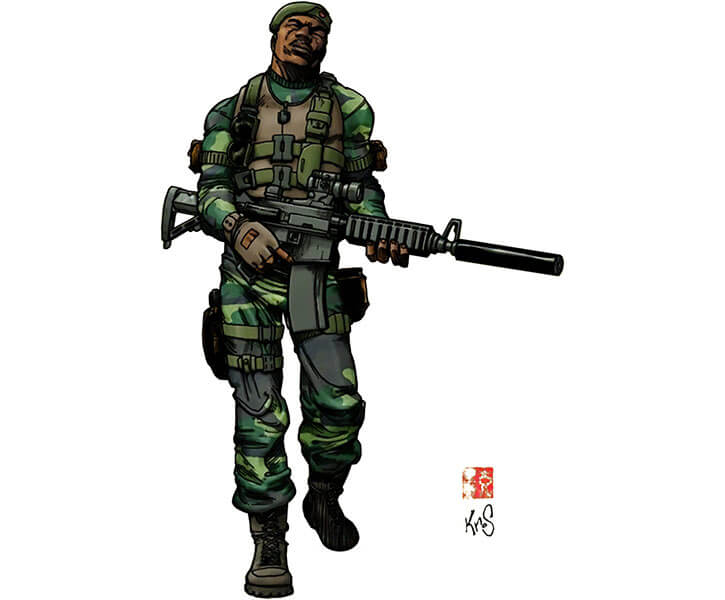 Stalker G.I. Joe 1980s Marvel Comics Lonzo Wilkinson Character profile