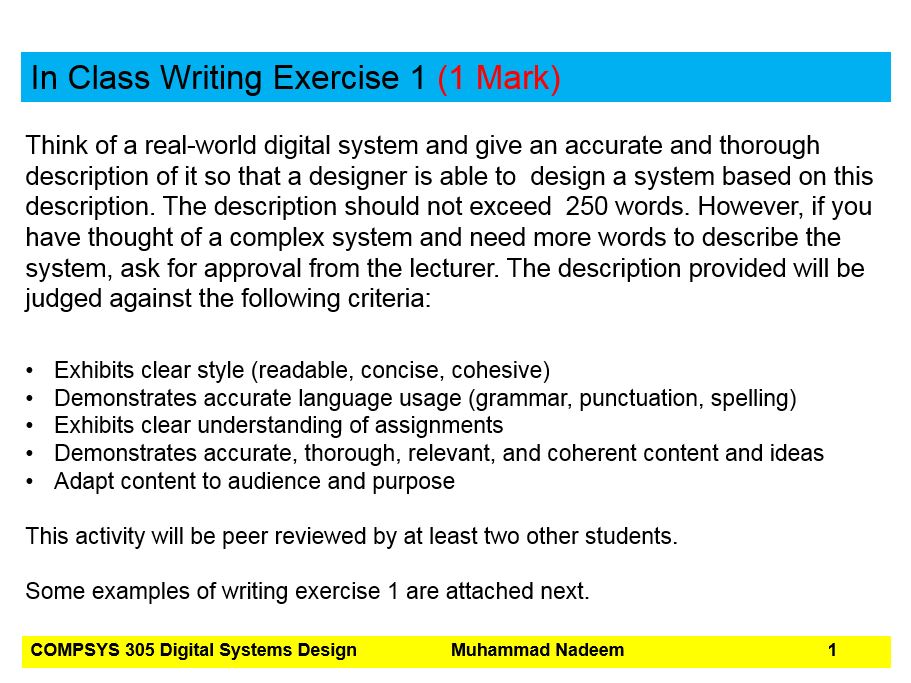 Learning by Writing Using ScenarioBased Questions Writing, writing