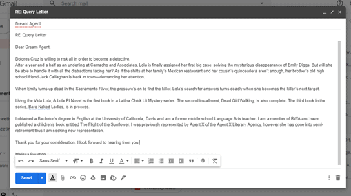 How long should a query letter be? (Stats) CHRISTOPHER KOKOSKI