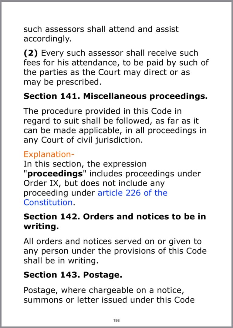 [PDF] CPC PDF Download, Code of Civil Procedure PDF (2021)