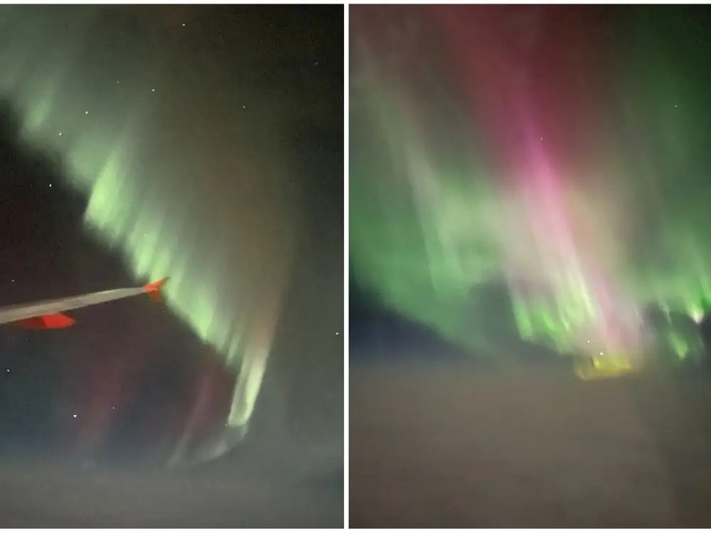 Pilot does the most amazing thing for passengers to see Northern Lights