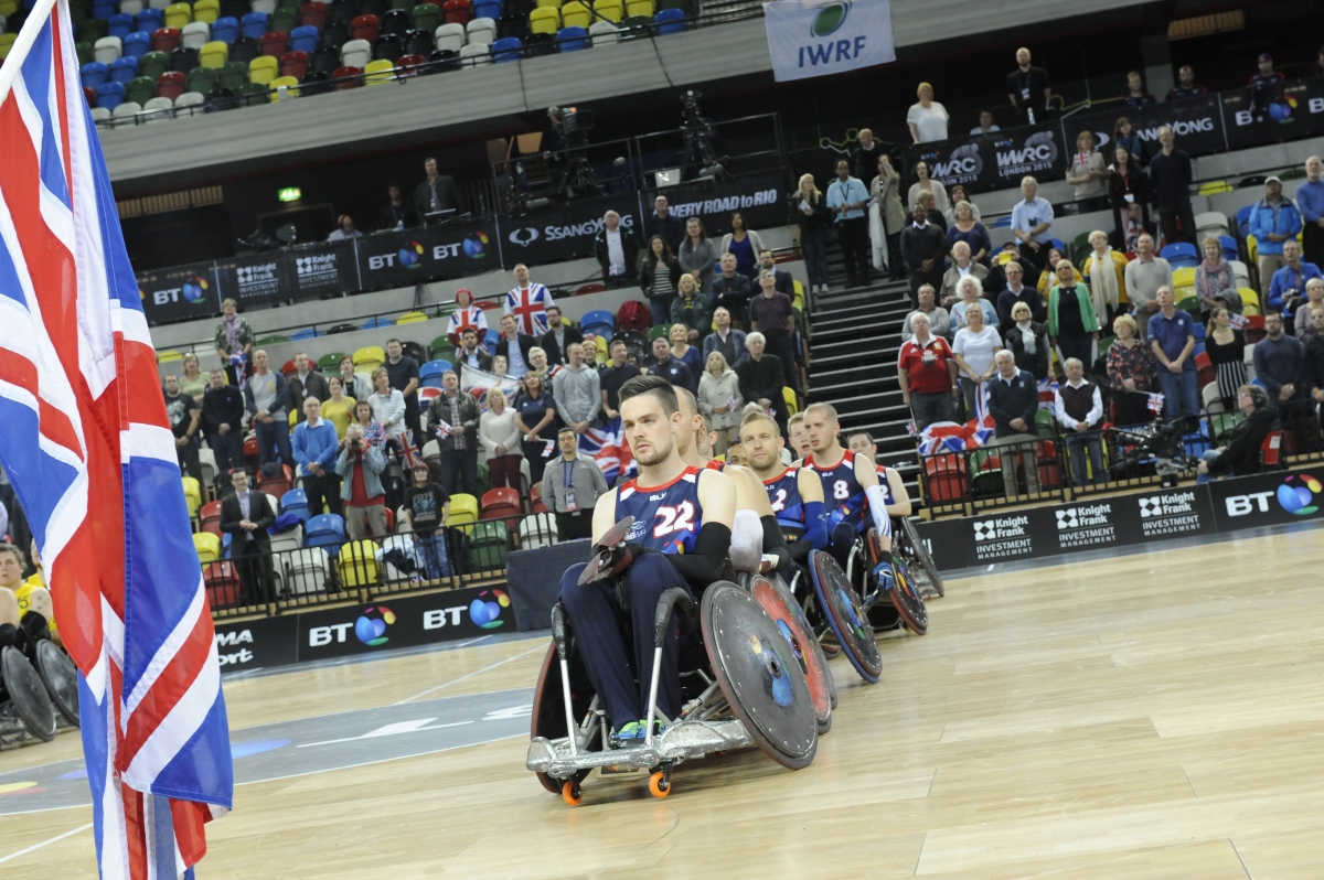 Great Britain Wheelchair Rugby Squad for Quad Nations
