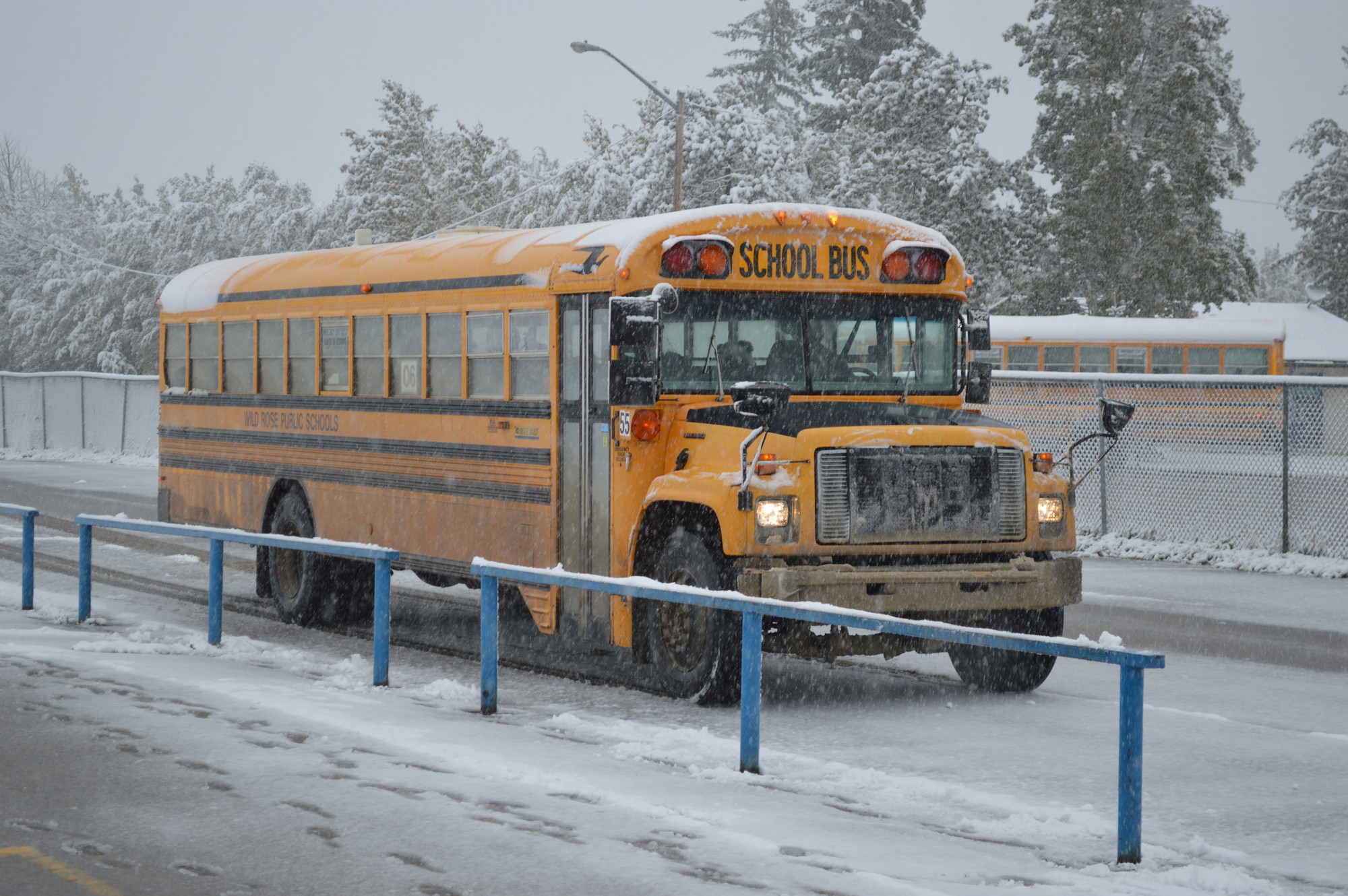 Drayton Valley Bus Hub Location Wild Rose School Division WRSD