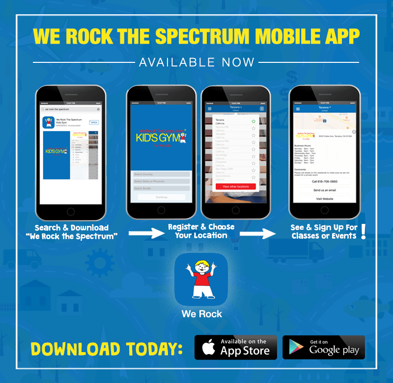 Introducing the We Rock the Spectrum Mobile App! WRTS Franchise