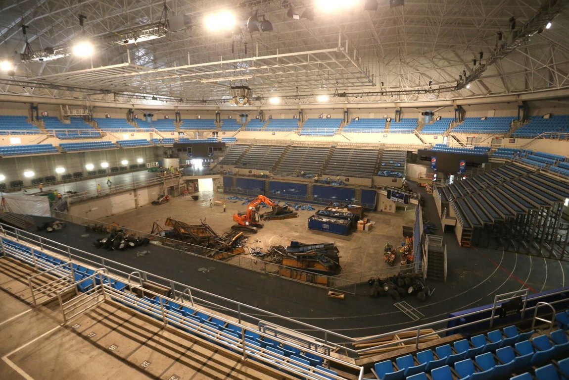 O'Connell Center Demolition Underway ESPN 98.1 FM 850 AM WRUF