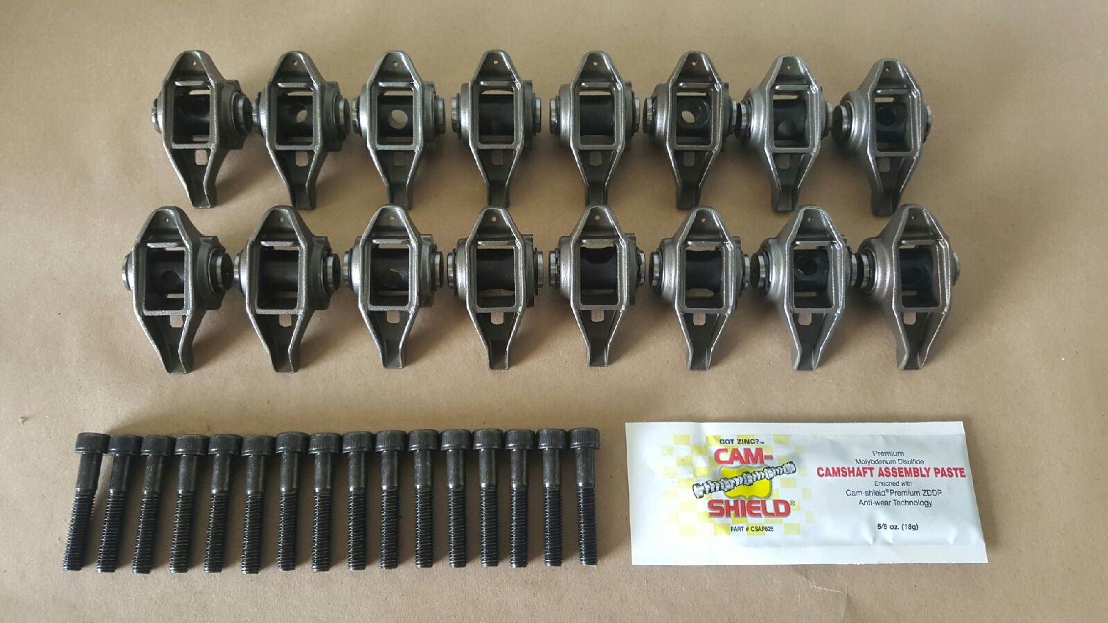 LS3 Rockers with RPM Speed LSX Rocker Arm Trunion Upgrade Installed