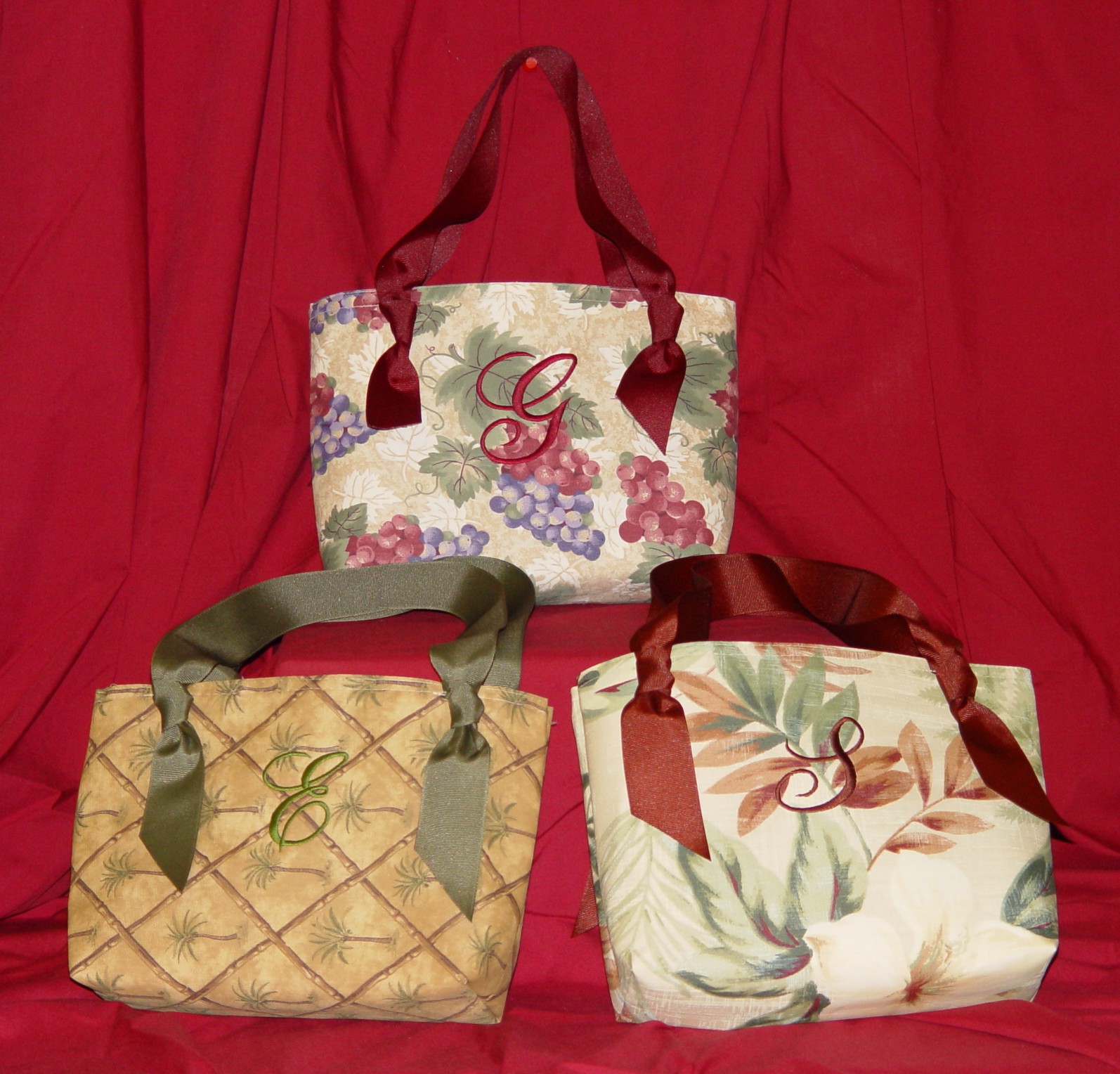 Monogrammed Placemat Purse 1