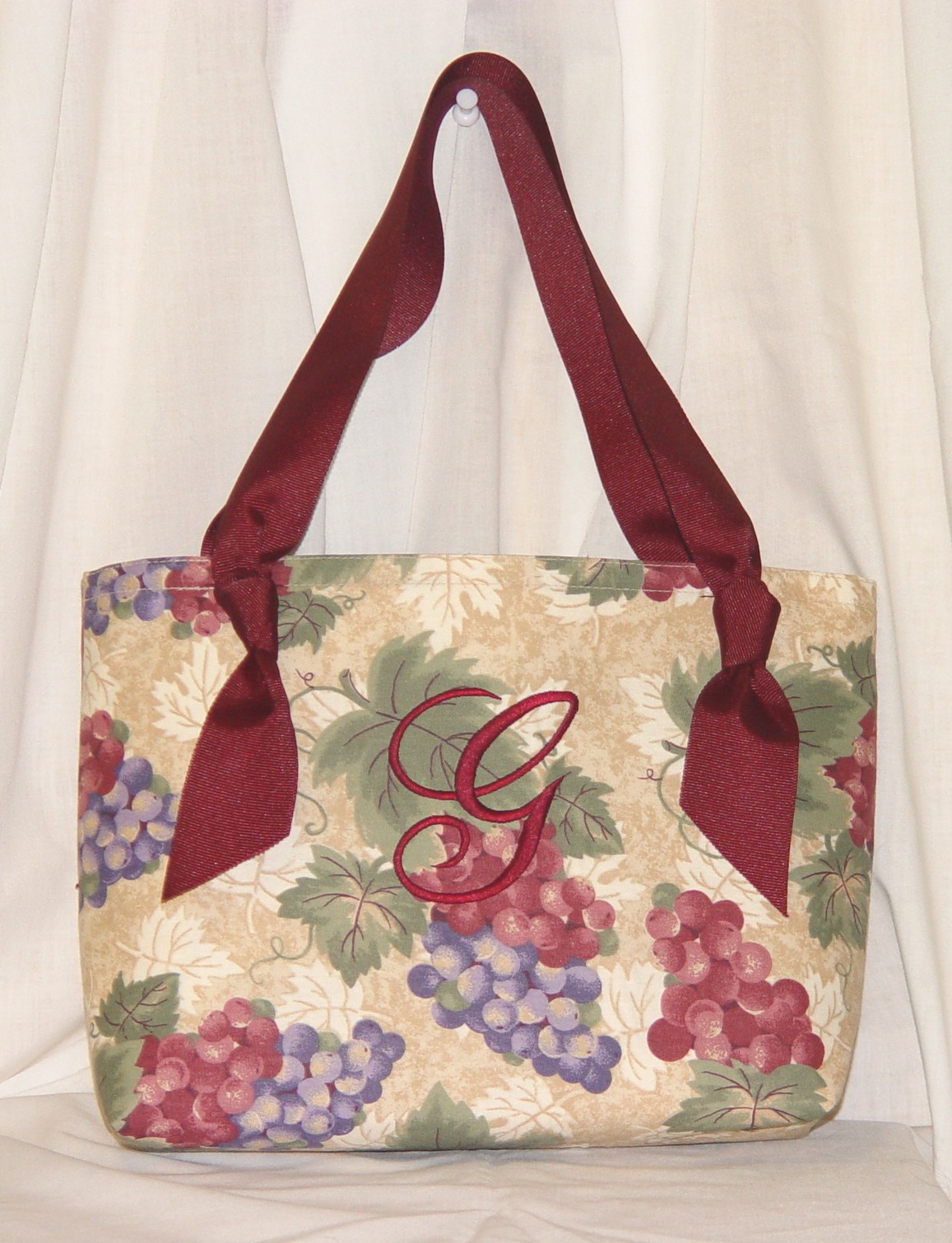Monogrammed Placemat Purse 1