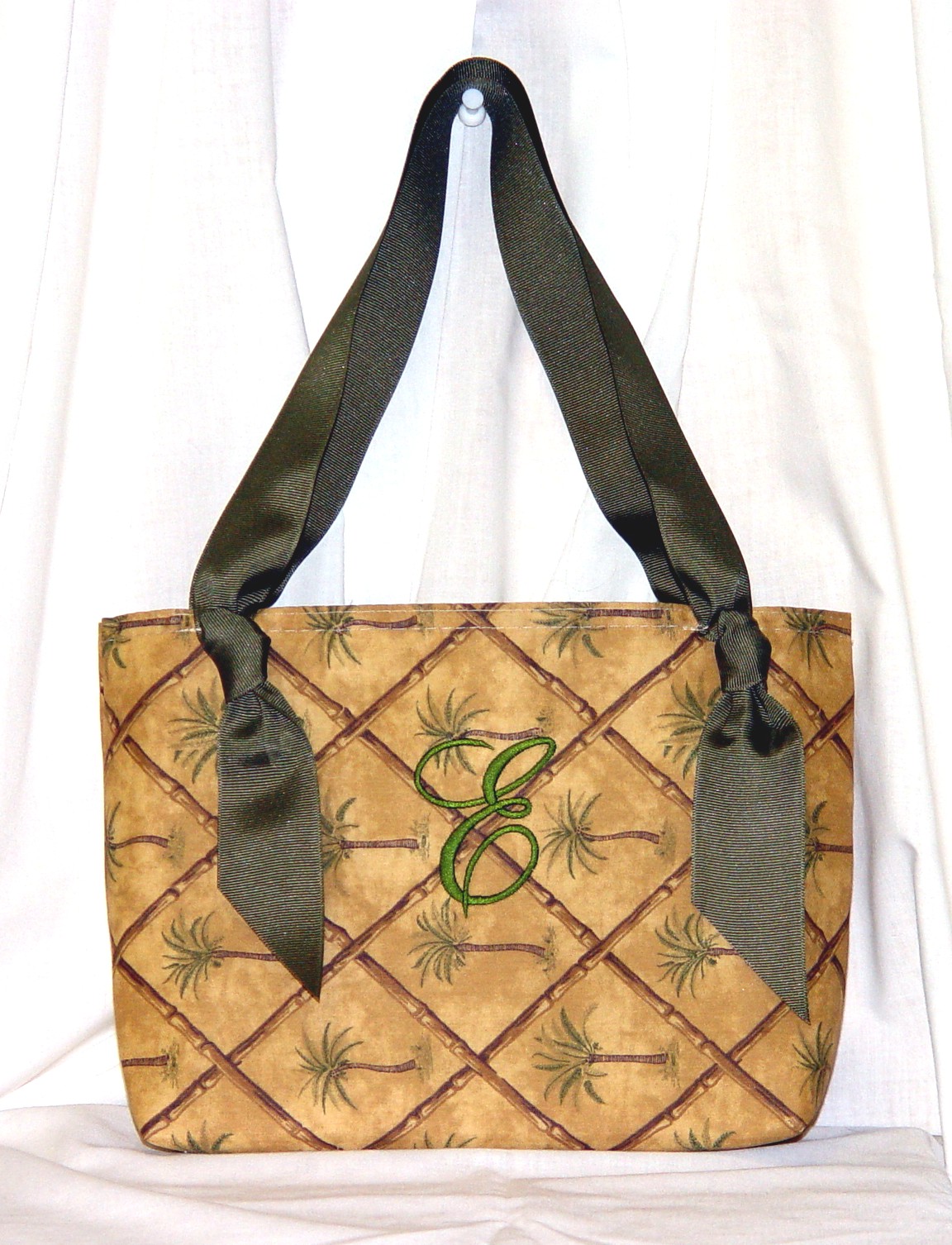 Monogrammed Placemat Purse 1