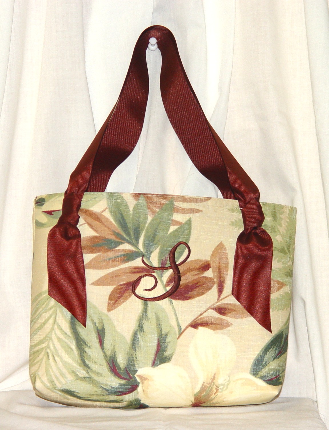 Monogrammed Placemat Purse 1