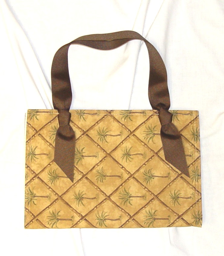 Monogrammed Placemat Purse 1