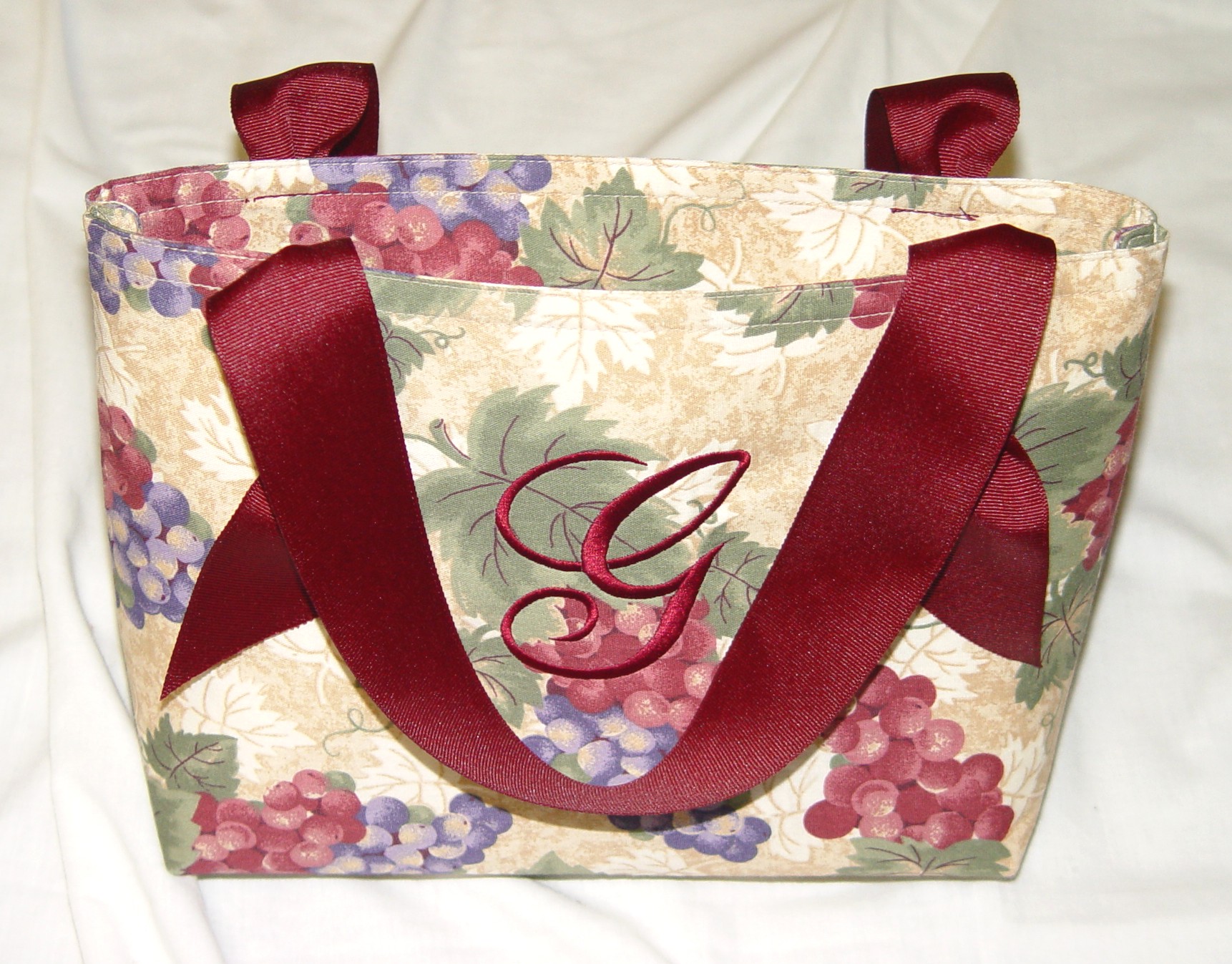 Monogrammed Placemat Purse 1