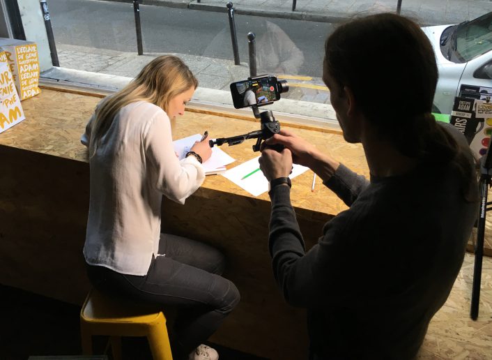 Behind the scenes of a cinematic short film shot entirely on iPhone X