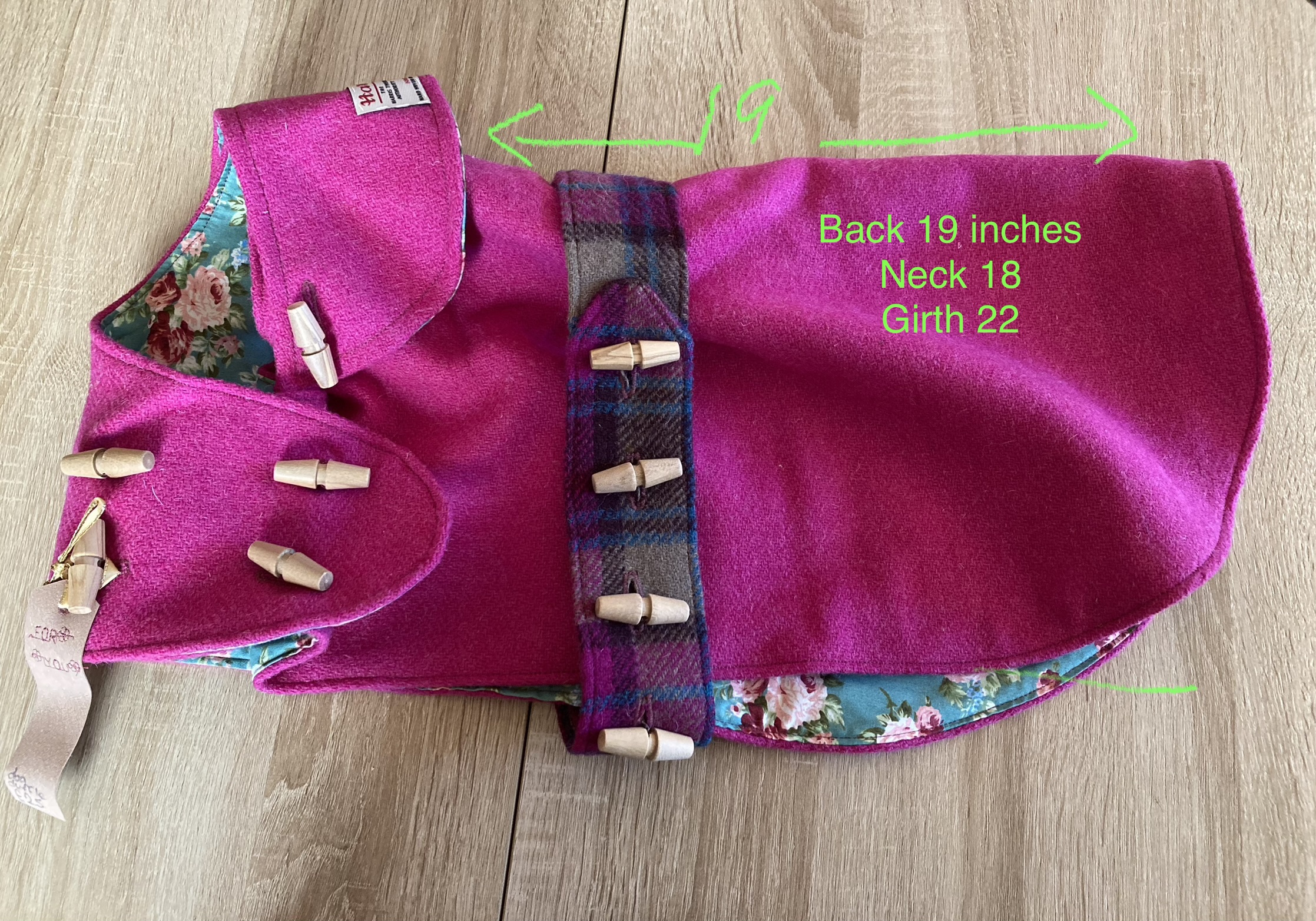 Sunday BestHarris Tweed CoatPink The Welsh Springer Spaniel Club