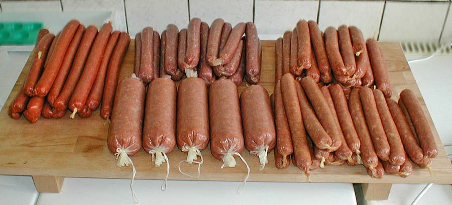Wurstrezepte, Wurst selber machen, Wurst herstellen, Bratwurst selber