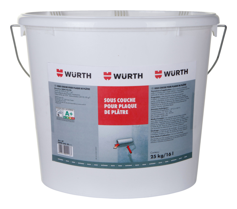 Souscouche pour plaque de platre Würth OutreMer