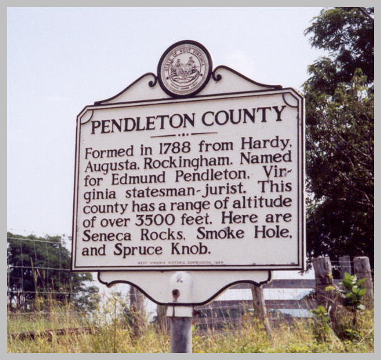 Formation of Pendleton County