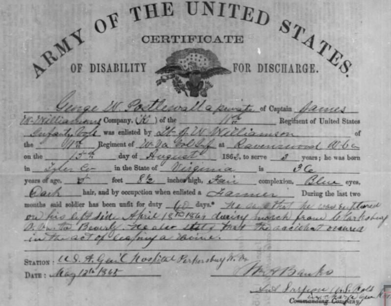 Tyler County in the Civil War, Tyler County, WVGen