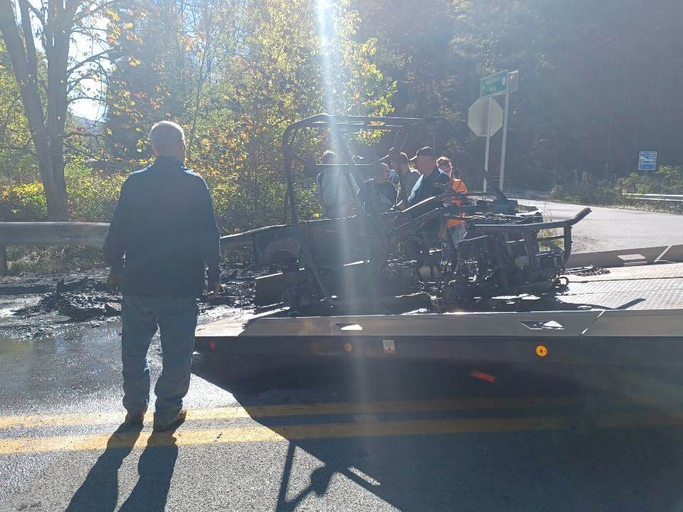VIDEO Accident causes vehicle fire on Route 10 in Mercer County WVNS