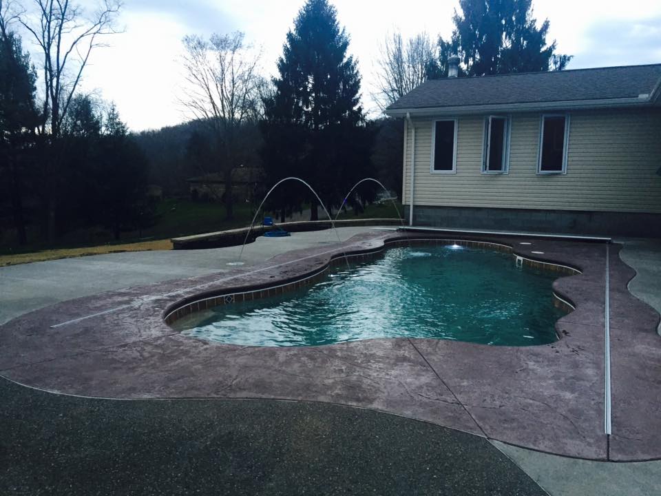 Inground Pool Photo Gallery West Virginia Pool Construction