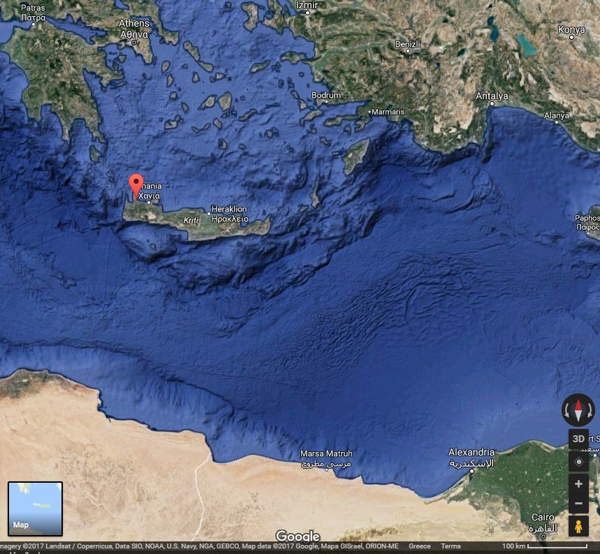 Kolymbari Kreta Karta Battlefield Archaeology The abandoned WW2 German gun emplacements of