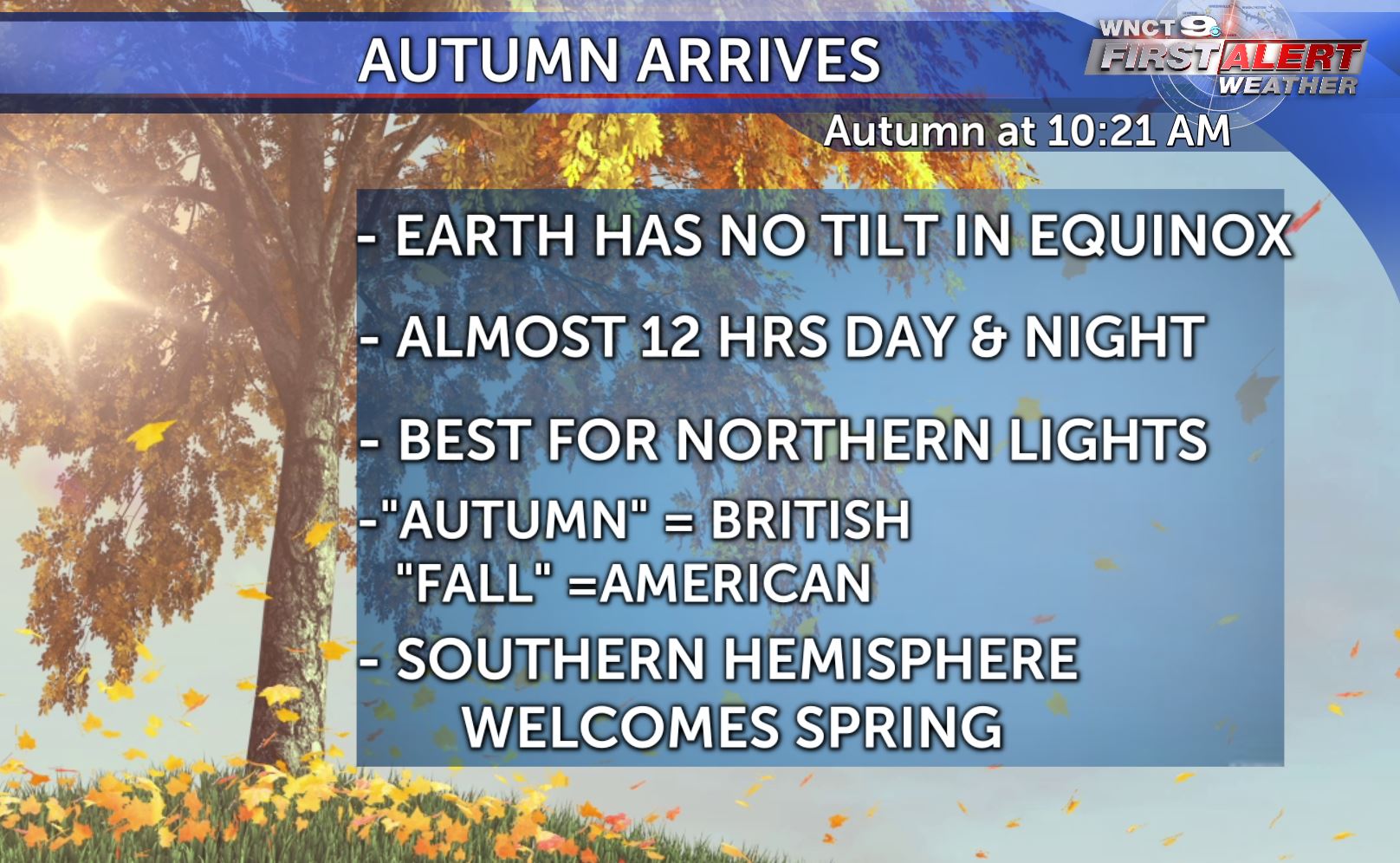 Autumnal Equinox has arrived It’s the first day of Fall!