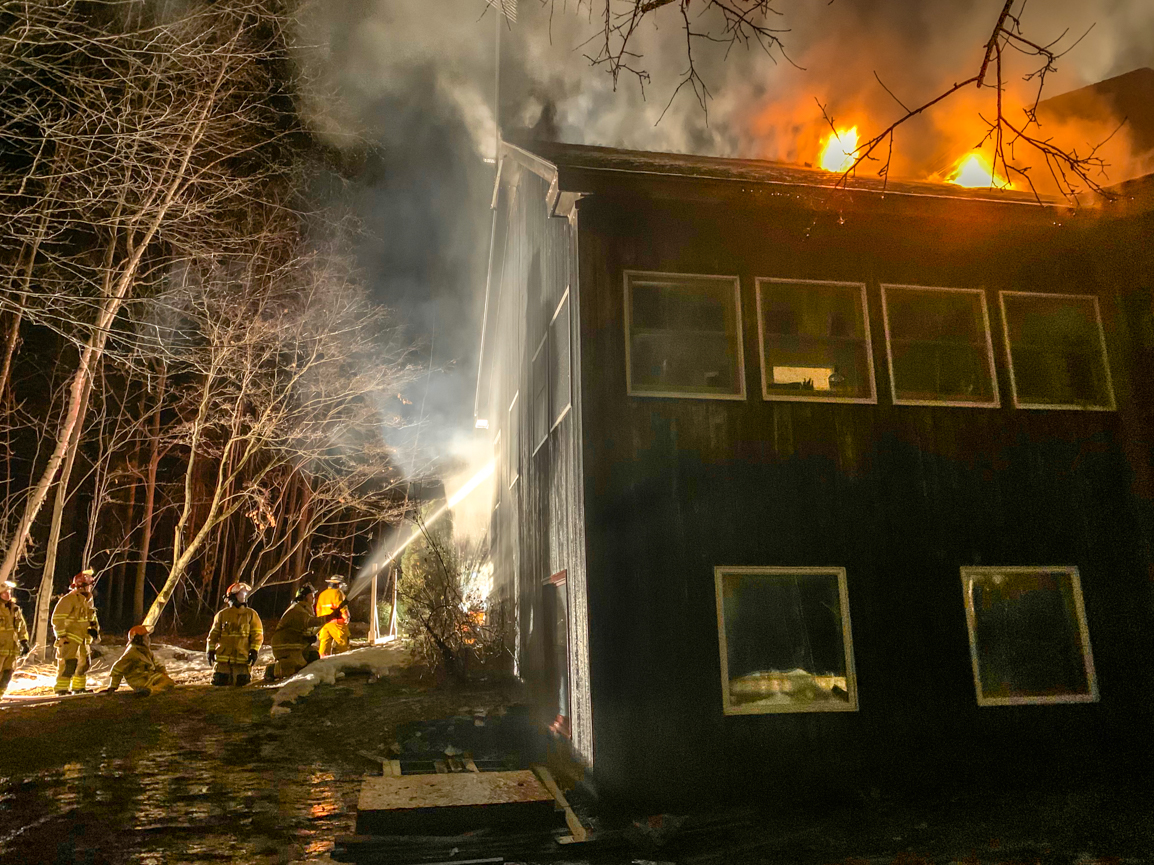 Several fire departments put out house fire in Plainfield WWLP