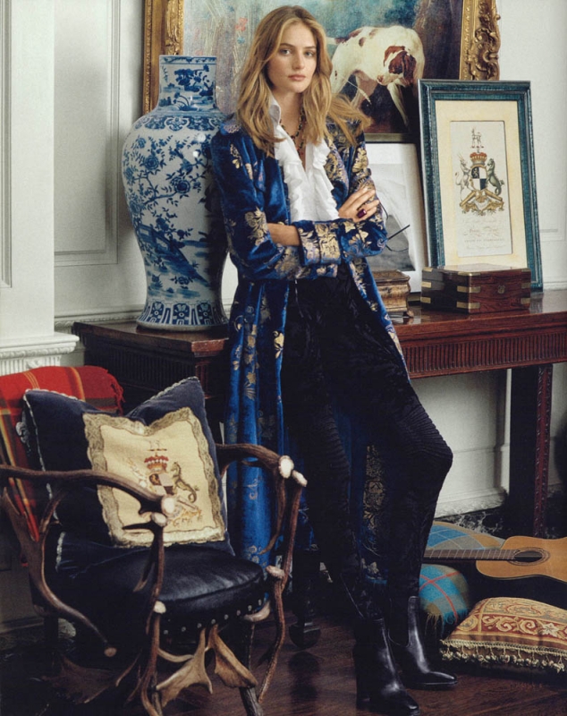 Sanne Vloet Campaign Ralph Lauren, photographer Bruce ber item