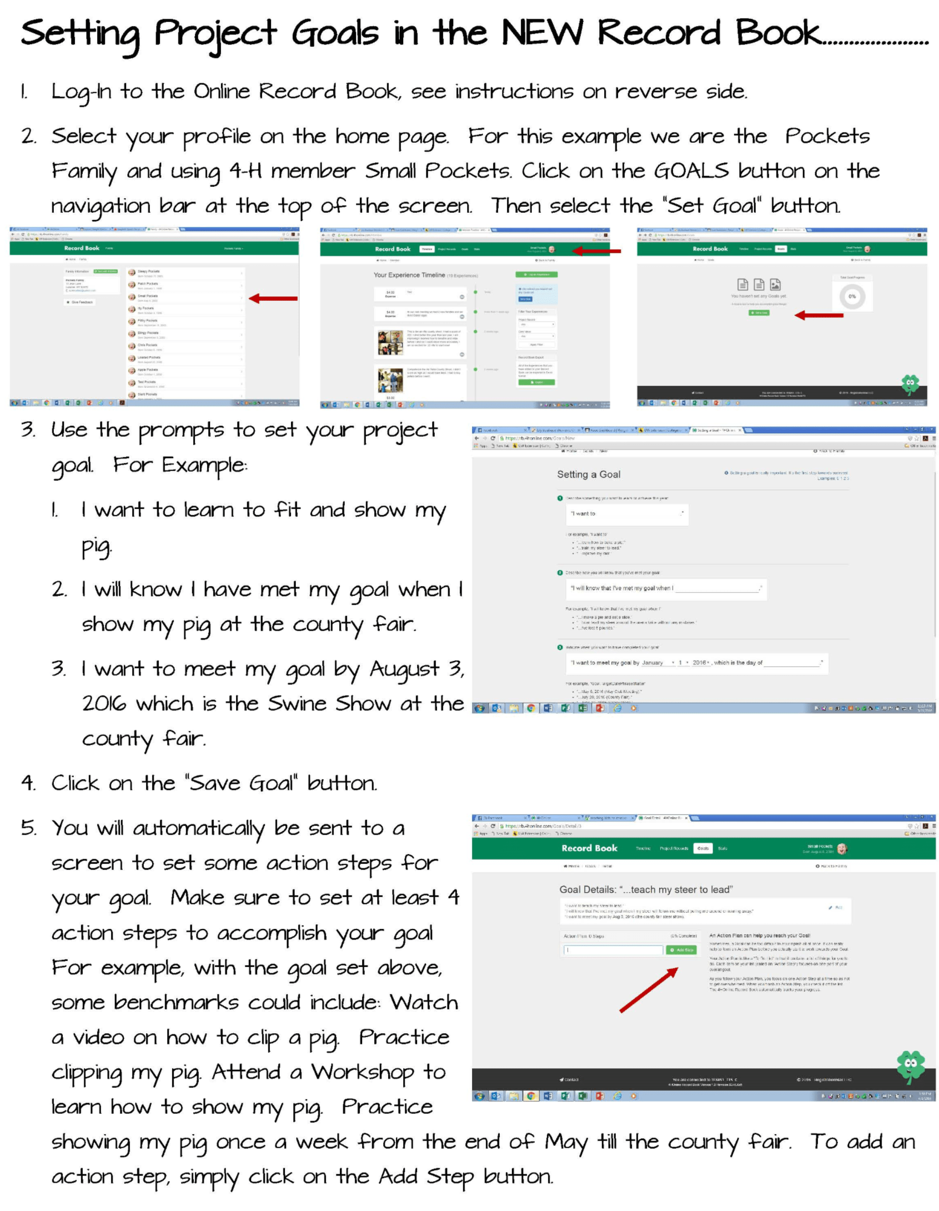 Online Record Book Tips "Making the Best Better"