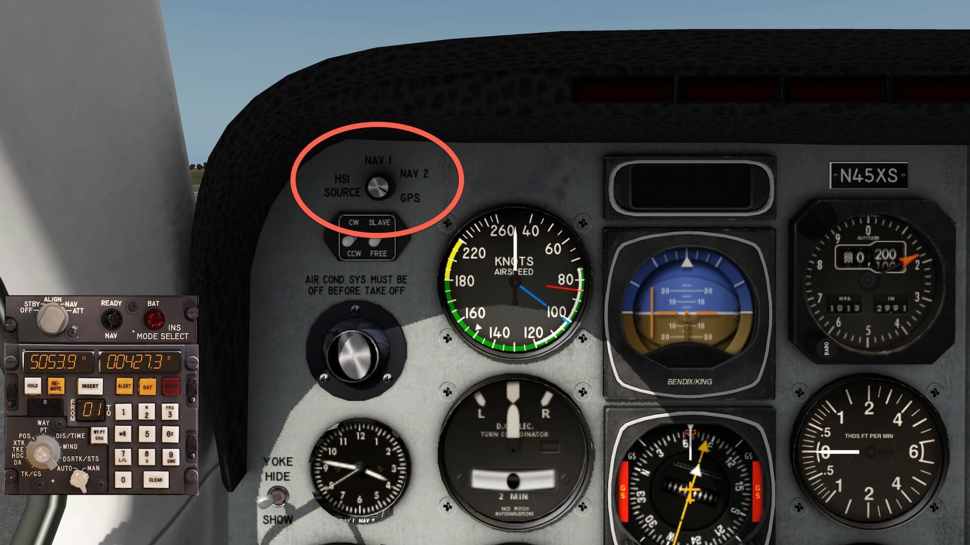 Impression FlyJSim Inertial Navigation System XPlained, the Source