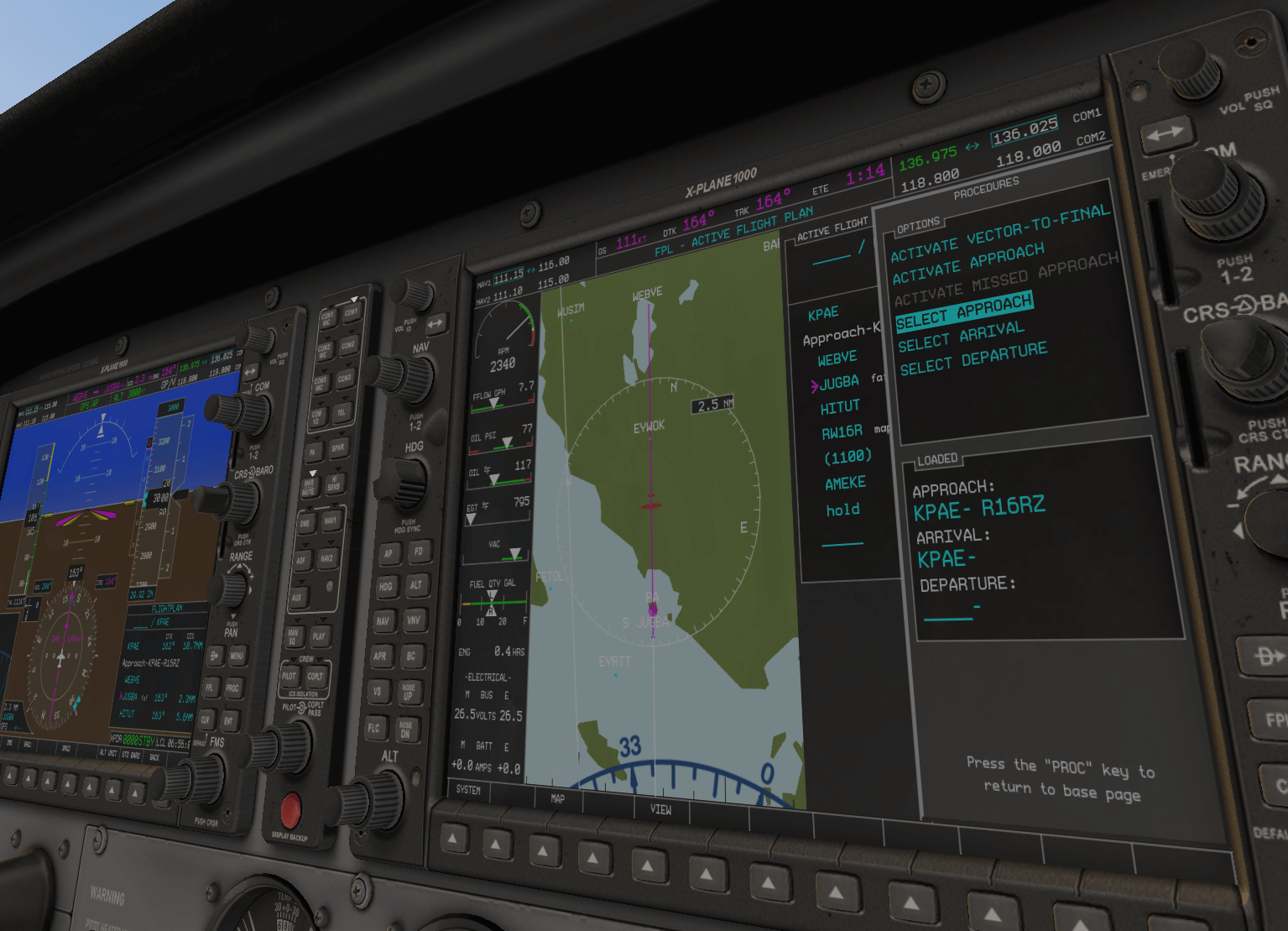 XPlane 11.10 Includes G1000 GPS XPlane