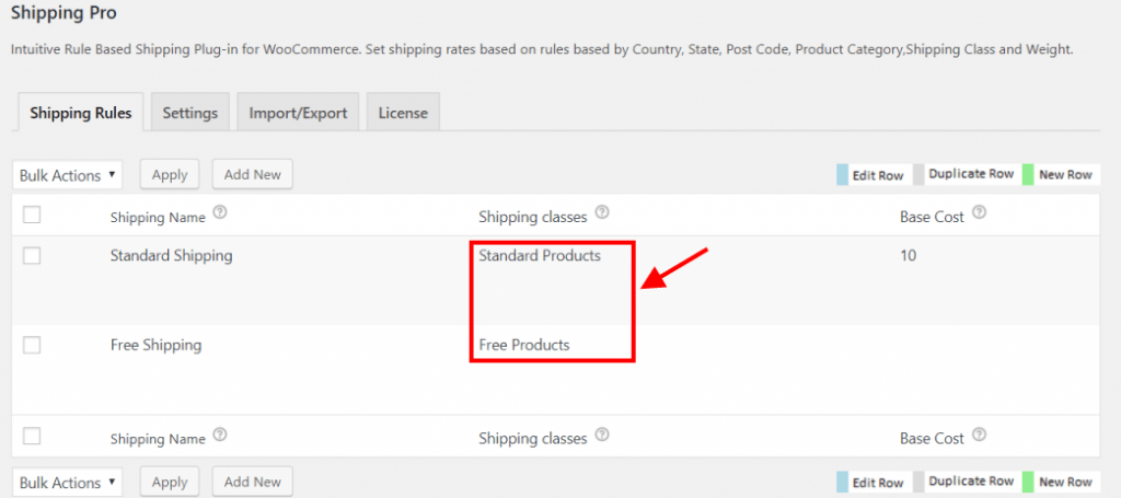 How to provide Free Shipping for Individual Products no matter the