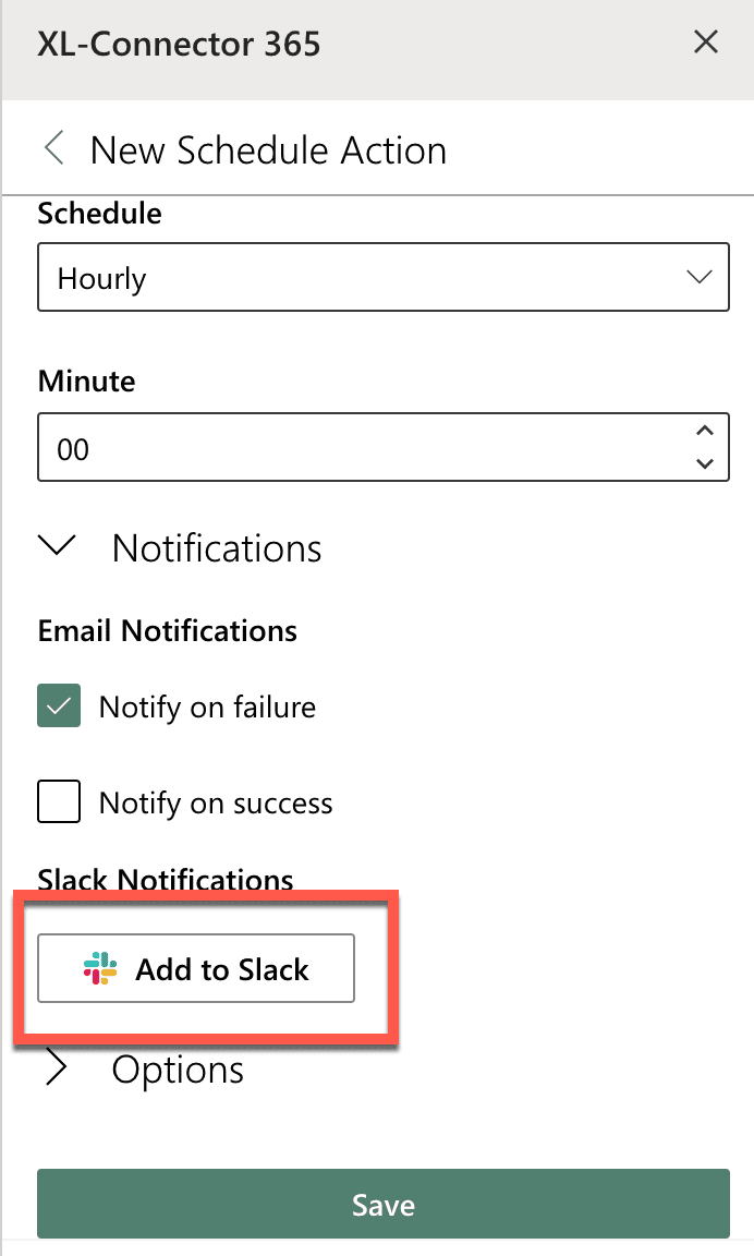 Slack Integration Xappex