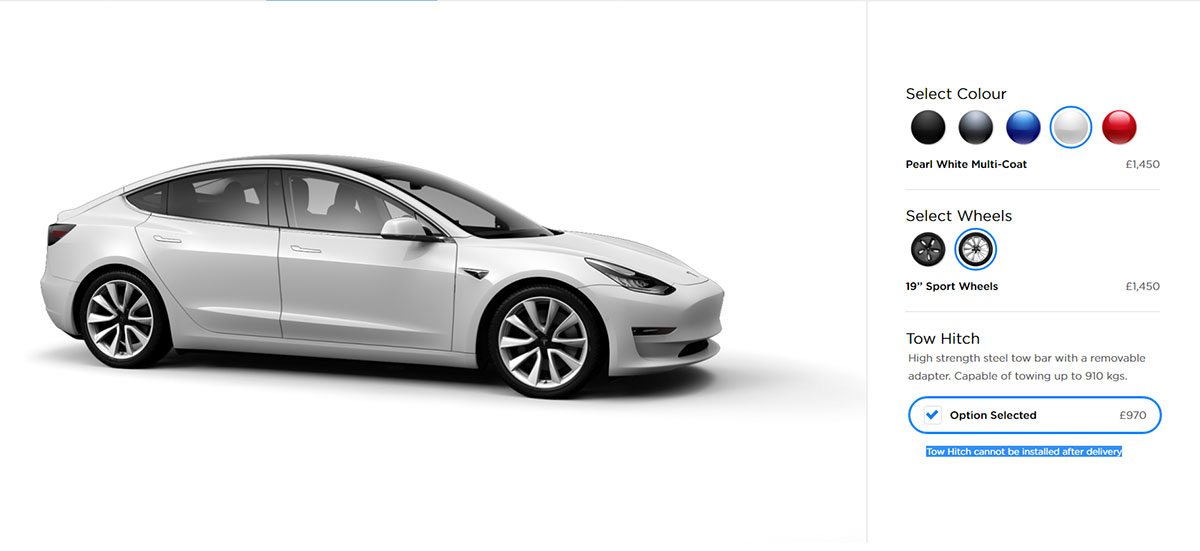 Tesla launches Model 3 Tow Hitch for Europe and UK customers