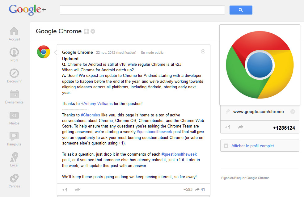 Android le retour de Flash dans Chrome en 2013?