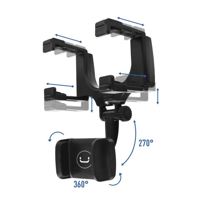 Unno Tekno Rearview Mirror Cell Phone Holder Xpert Business Systems