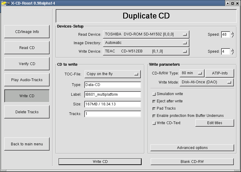 How to duplicate a CD (XCDRoast Tutorial)