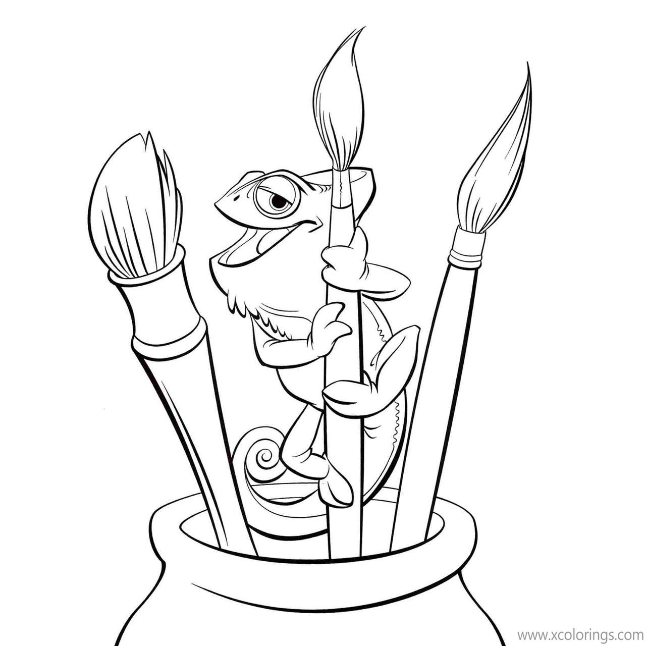 Tangled Coloring Pages Pascal