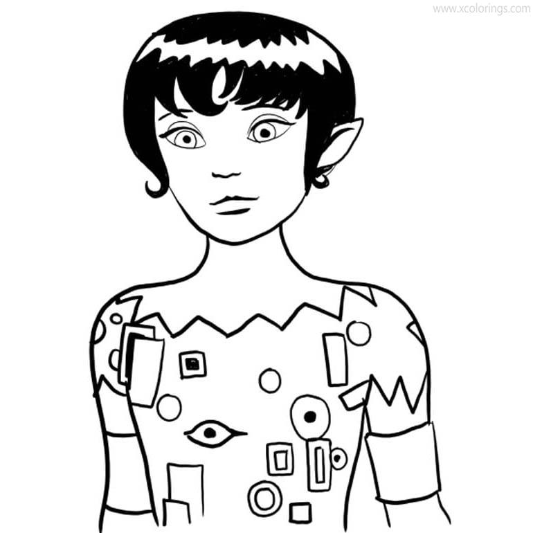 Mia And Me Character Mo Coloring Pages
