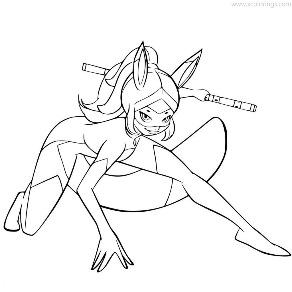 Miraculous Ladybug Coloring Pages Daizzi Kwami