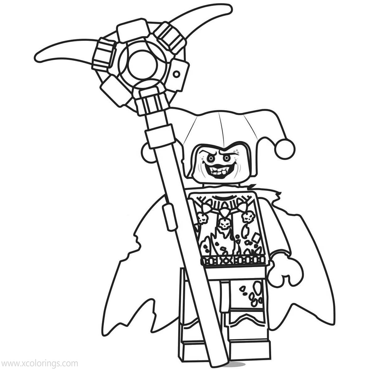 Jestro from LEGO NEXO Knights Coloring Pages