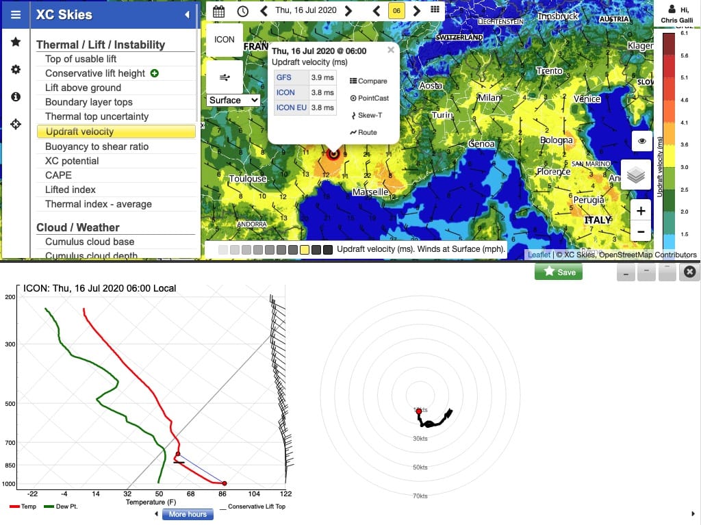 XC Skies Soaring Forecasts