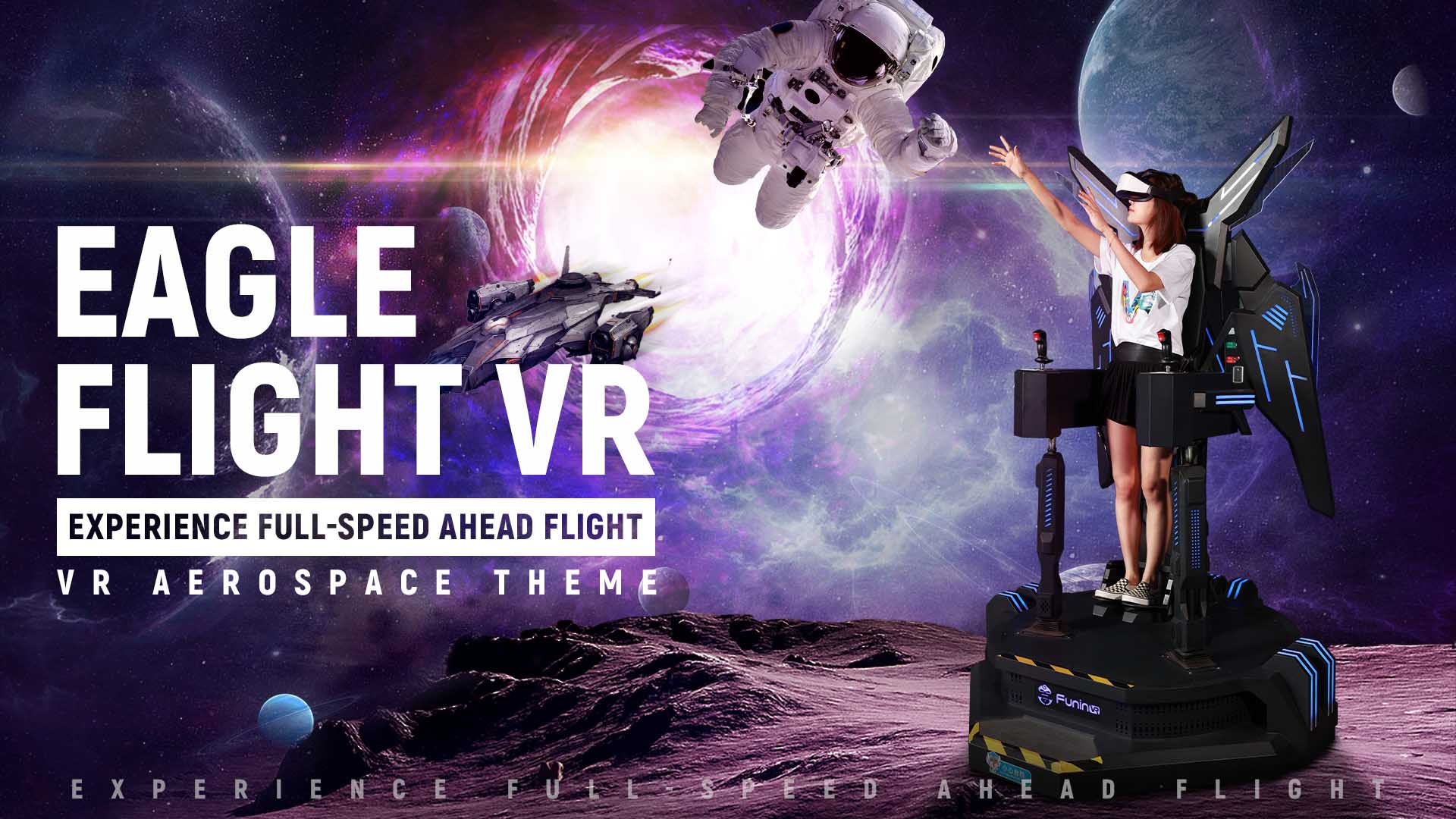 Zhuoyuan Virtual Reality Stand Up Flight VR Simulator