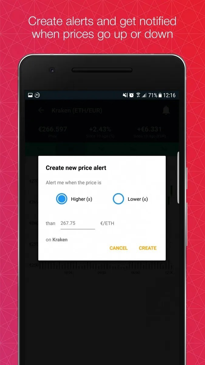 Cryptocurrency Price Tracking with Crypto Trakr Android App