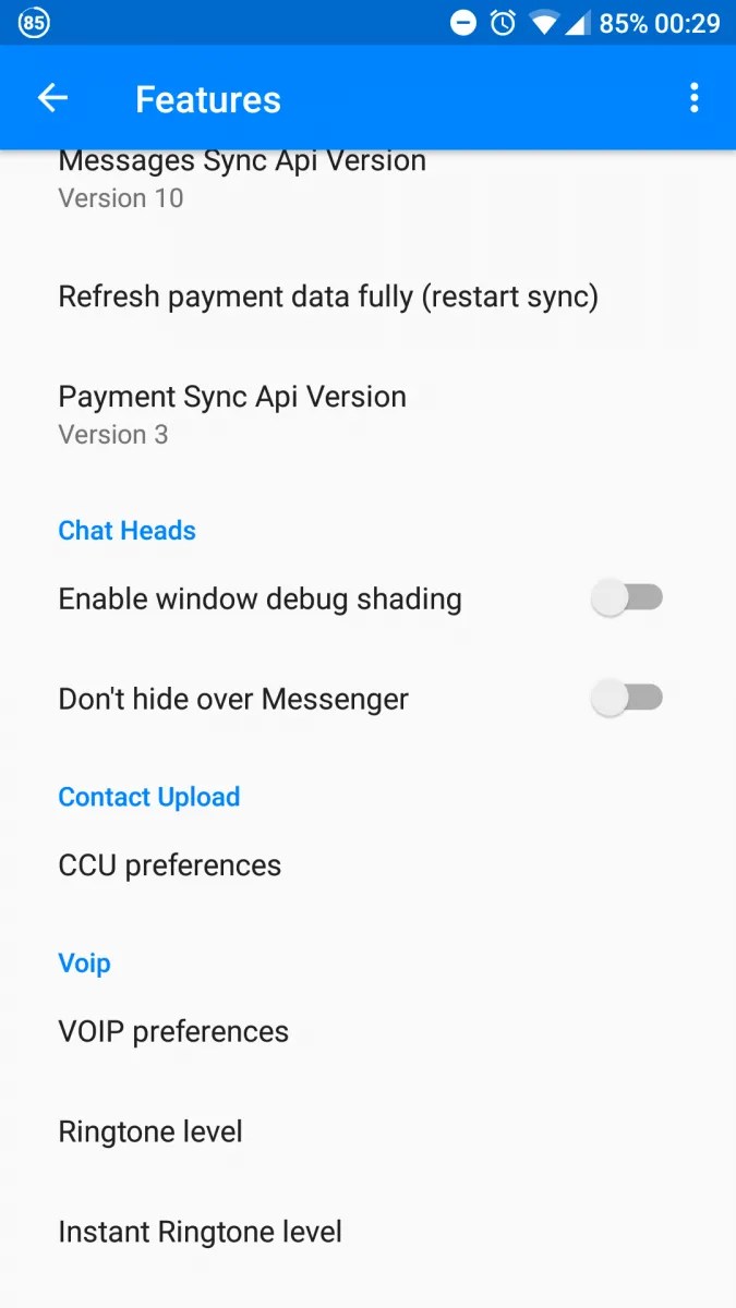 How to Access Facebook Messenger's Hidden Internal Menu