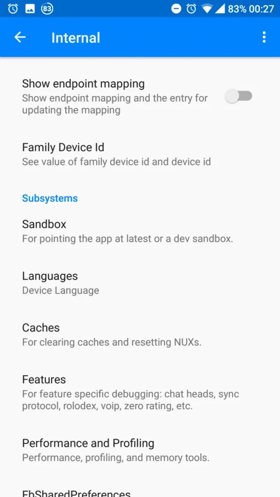 How to Access Facebook Messenger's Hidden Internal Menu