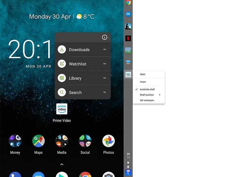 Better Bluetooth support and Android App Shortcuts coming to Chrome OS