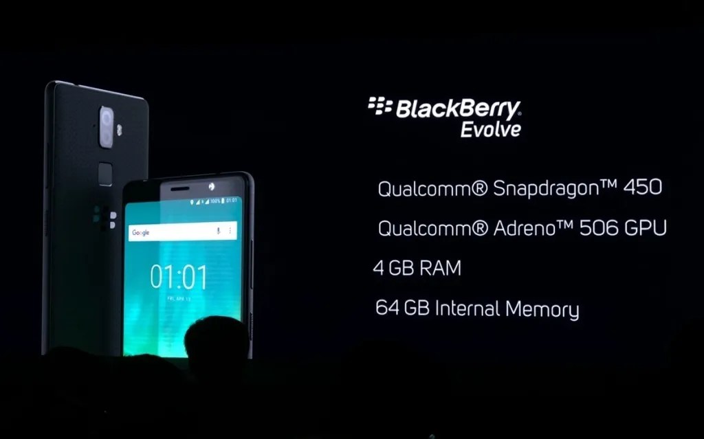 BlackBerry Evolve and BlackBerry Evolve X launched in India with 4
